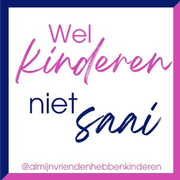 Sticker: wel kinderen, niet saai