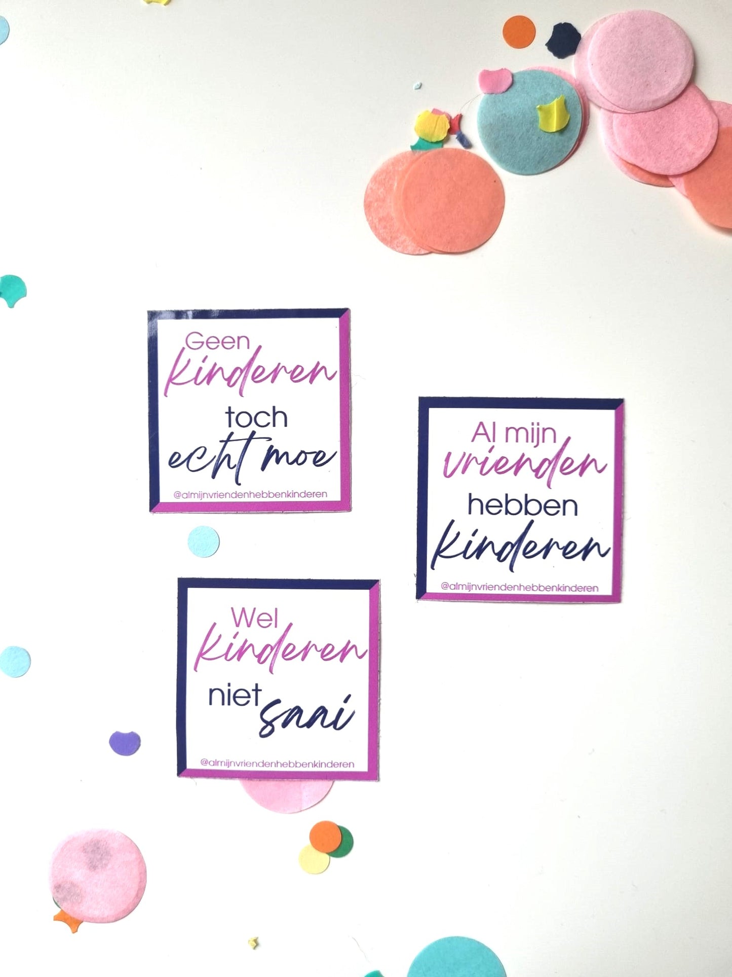 Sticker: al mijn vrienden hebben kinderen